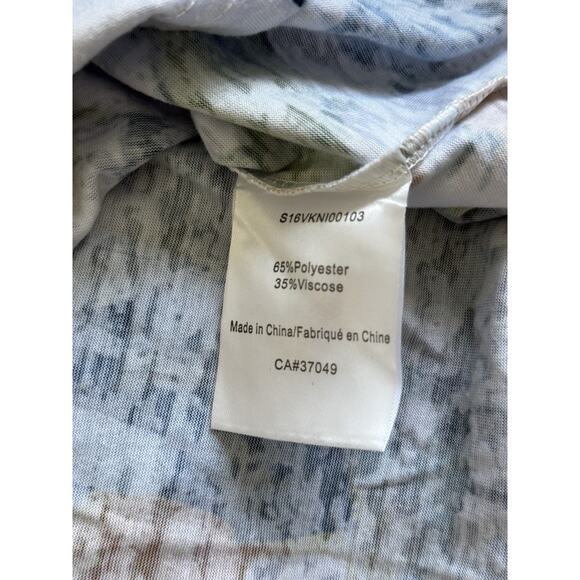 San Francisco Brand Watercolor Bling Abstract T Shirt Women’s Size XL - Picture 4 of 7